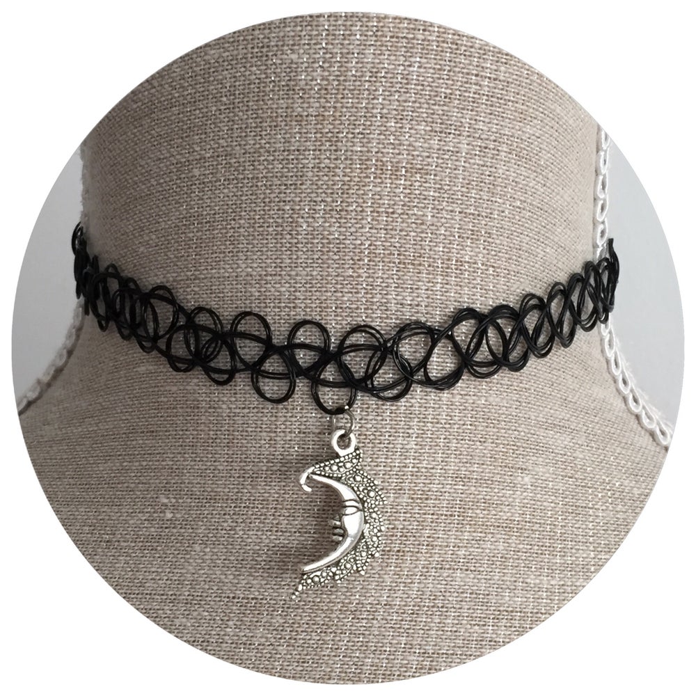 millie s handmade moon tattoo choker millie s handmade moon tattoo choker