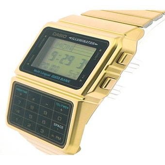 gold calculator watch casio