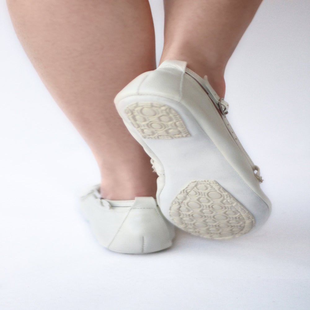 handmade leather ballet flats