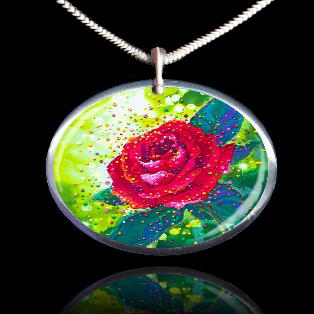 The Energy Art Store By Julia Watkins — The Sacred Rose Energy Pendant