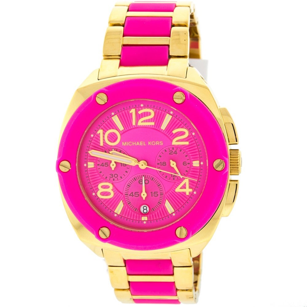 michael kors pink watch