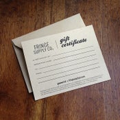 Image of Gift certificates