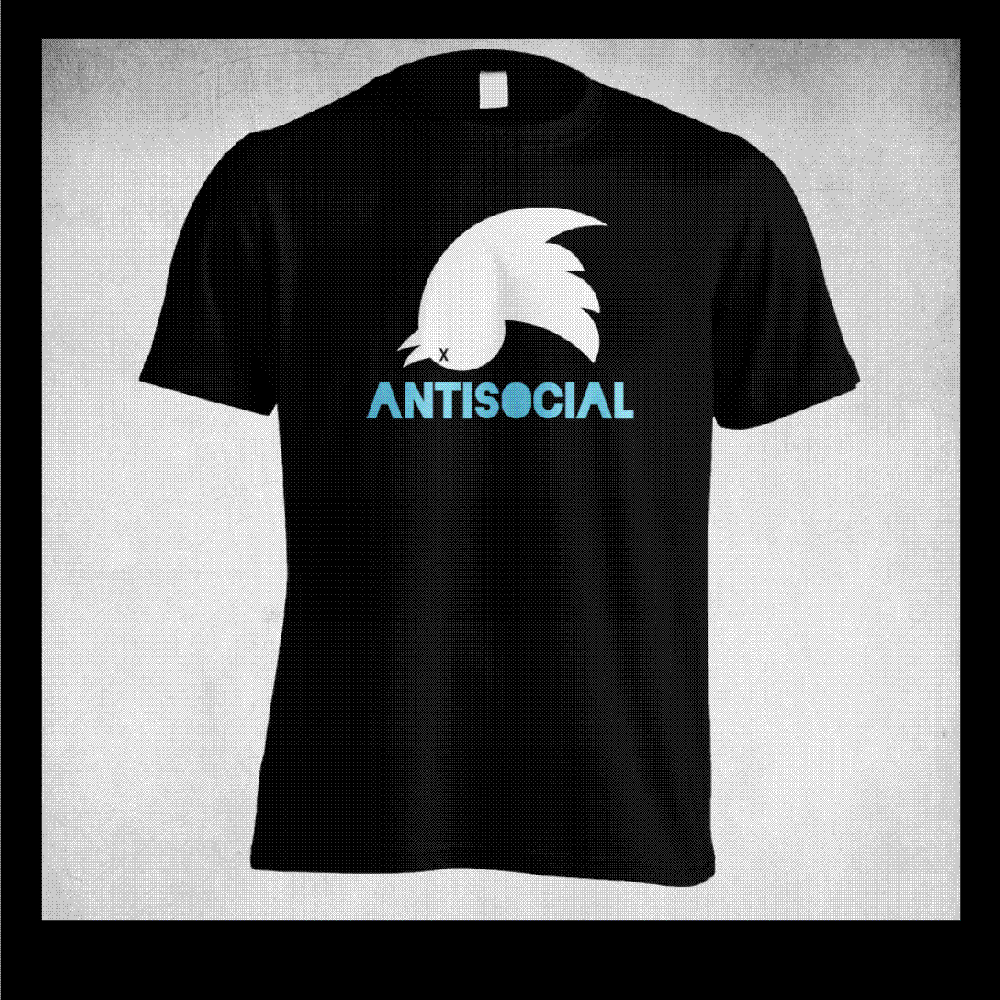 black antisocial shirt