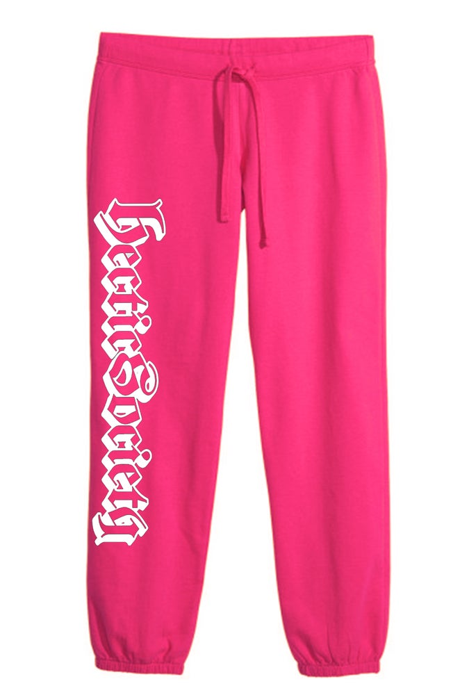 Hot Pink Sweat Pants / HecticSocietyClothing