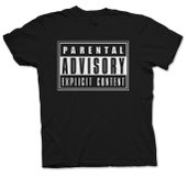 PARENTAL ADVISORY EXPLICIT CONTENT T-SHIRT - HONIRO STORE
