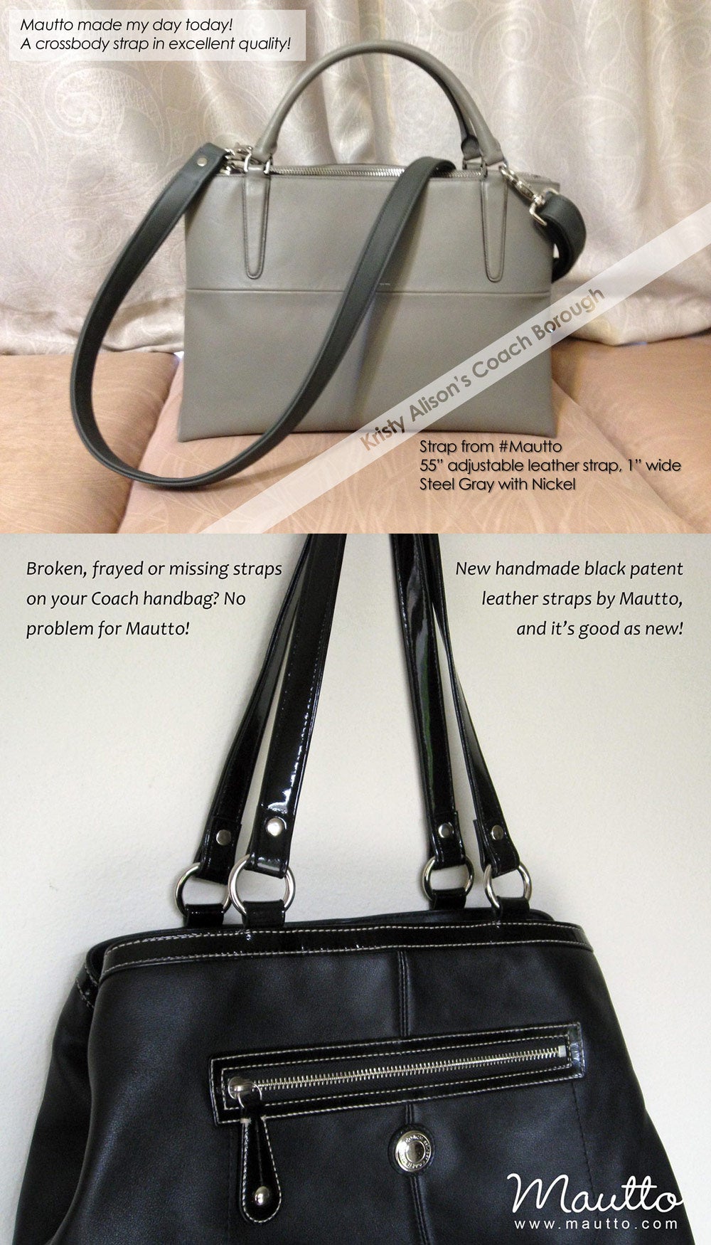 coach purse shoulder strap