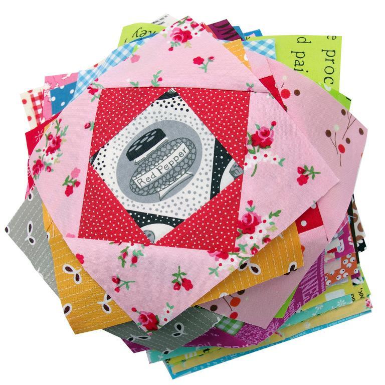 5 Inch Economy Block ~ FOUNDATION PAPER PIECING PATTERN / Red Pepper Quilts