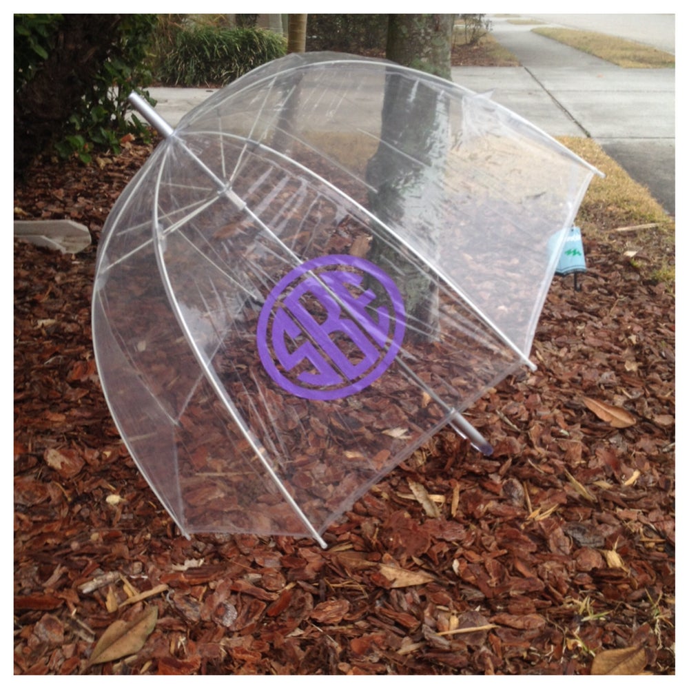 Personalized Bubble Umbrella / Sadie and Tenell