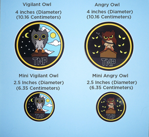 Owl Stickers, Full Color