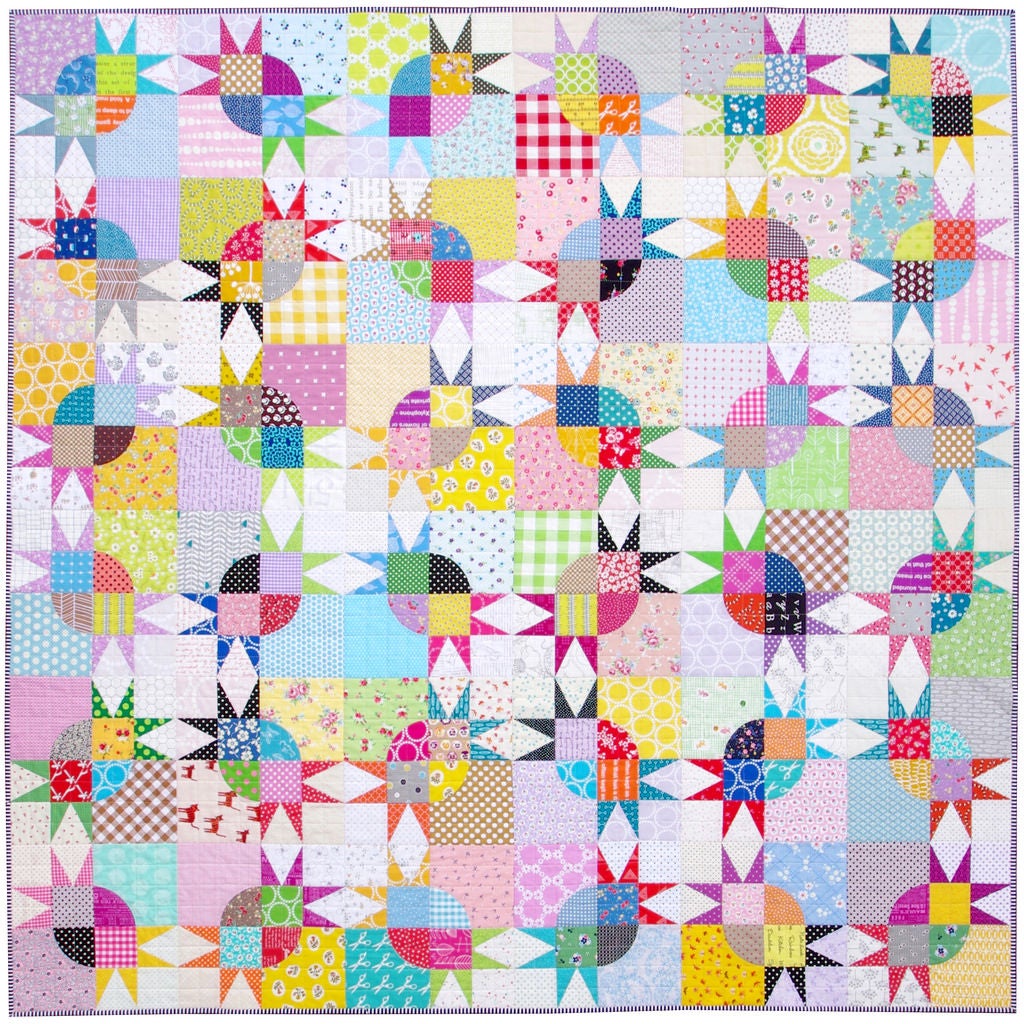 Pickle Dish Variation Quilt - Templates And Foundation Paper Piecing ...