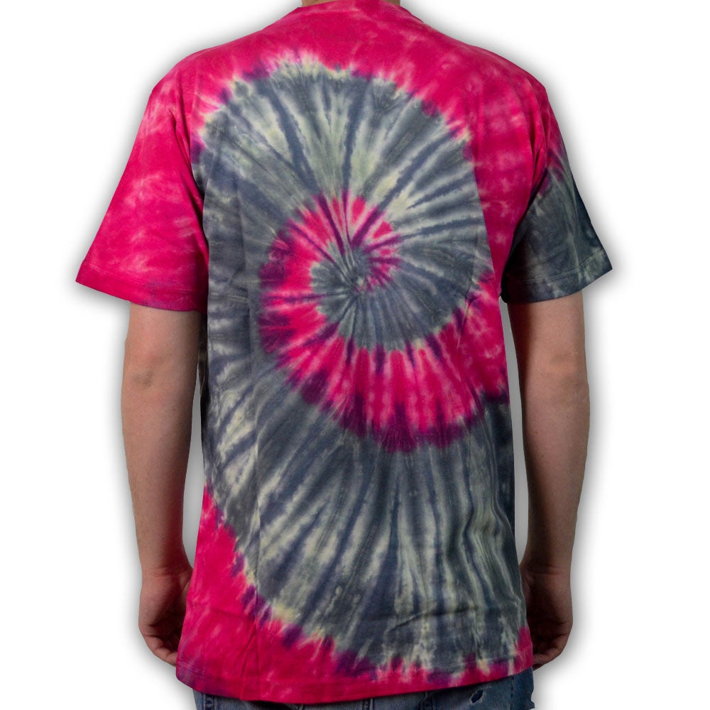 Logo Tye Dye Tee in Red/Black Homeless Clothing, LLC
