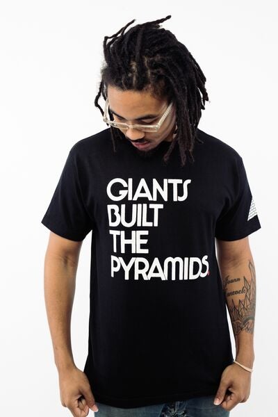 Image of GIANTS BUILT THE PYRAMIDS - Black