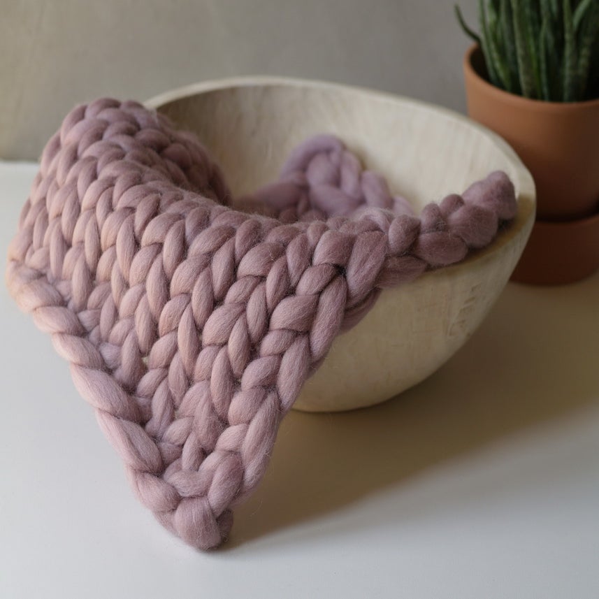 pastel braided blanket100zł25USD33AUD / BOBO FELT