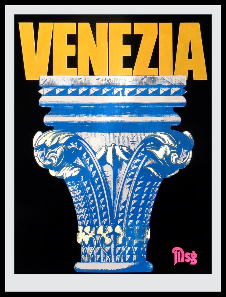 Image of Venezia -Column-Black/Yellow/Blue