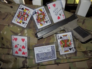 GLOCK: Nutnfancy Shot Playing Card, Embossed