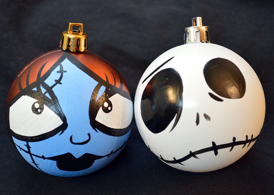 All Balls — Nightmare Before Christmas Ornament Set - Jack and Sally Decorations