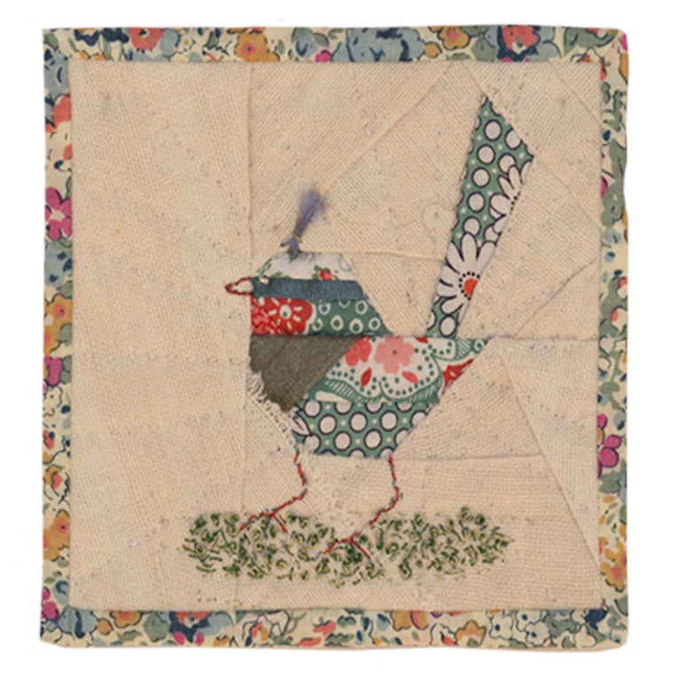 Quilted Bird Wall Hanging / Hedgerow General