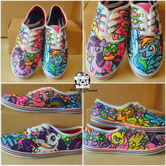 my little pony custom shoes