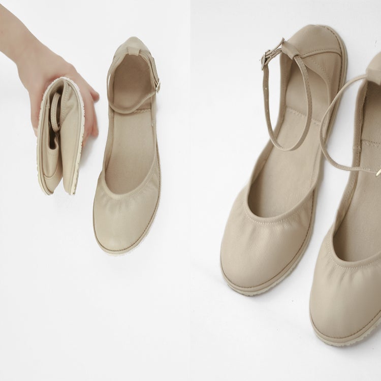 handmade leather ballet flats