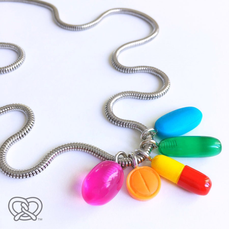 Image of "Party Of Pills" necklace 