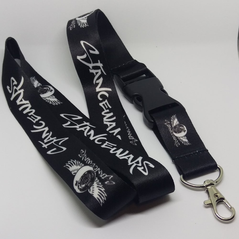 Image of Black -StanceWars Logo Lanyards
