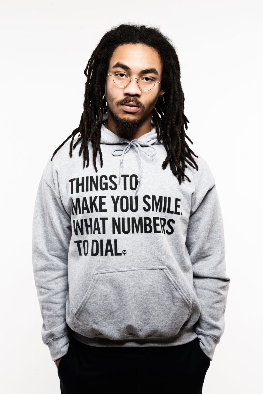 Image of MAD QUESTION ASKING - Hoodie (GREY)