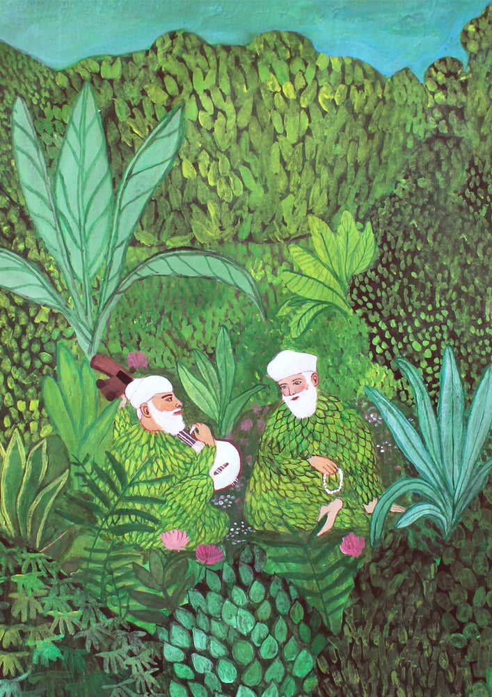 Image of Fine Art Print - The Jungle Music and I - A4