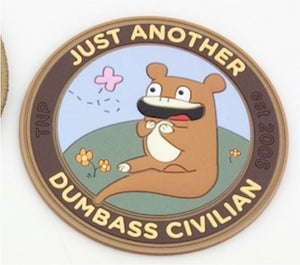 'Just Another Dumbass Civilian' PVC Patch