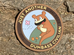 'Just Another Dumbass Civilian' PVC Patch