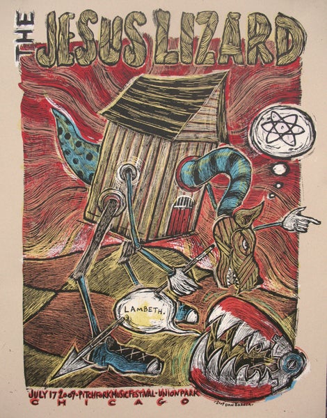 Image of The Jesus Lizard @ the Pitchfork Music Festival, 2009