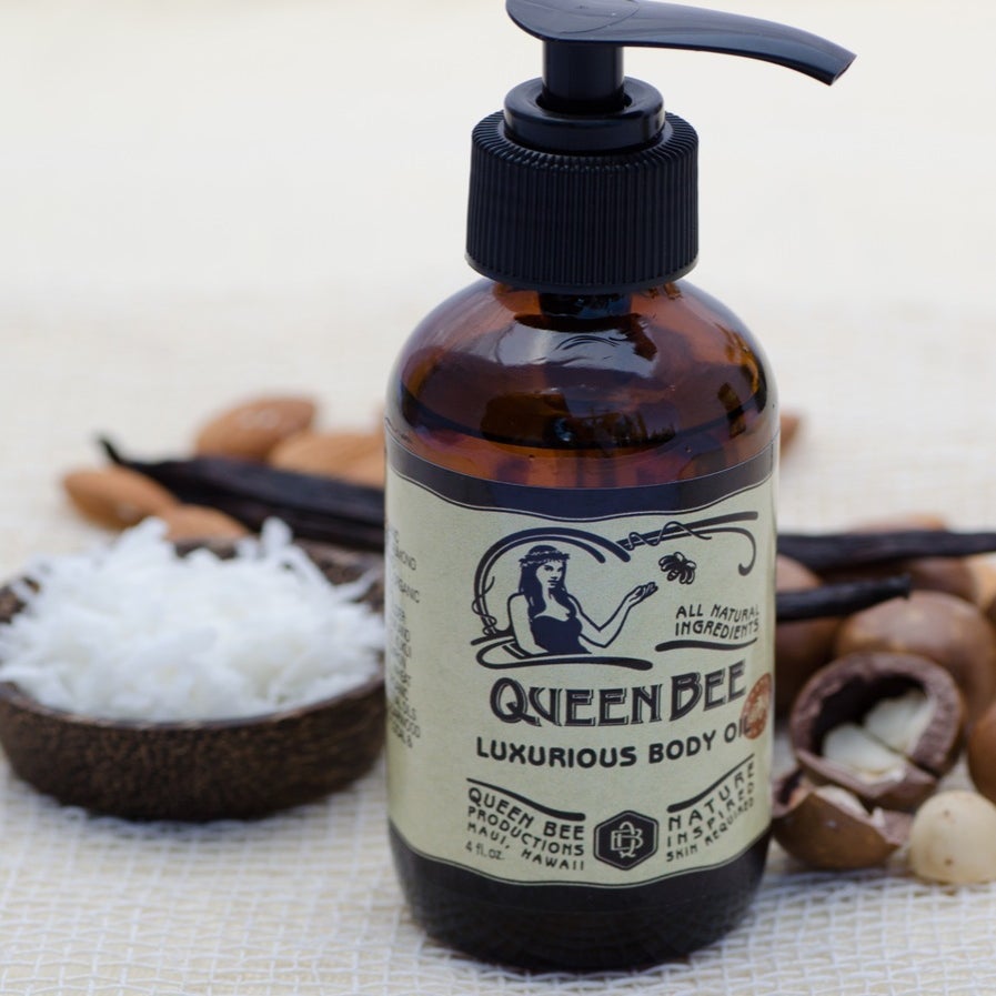Luxurious Body Oil 4oz. / Queen Bee Maui