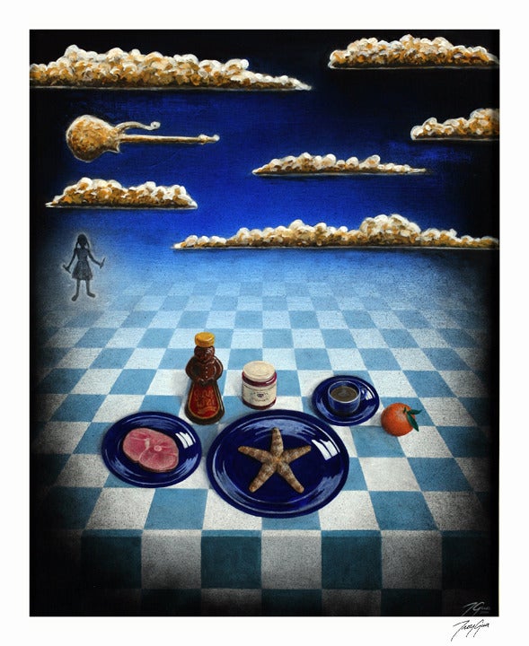 "Starfish and Coffee" limited edition giclee print / TG Shop
