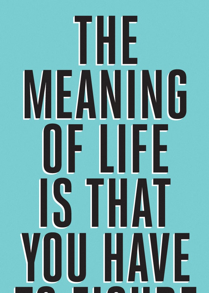 Image of The meaning of life