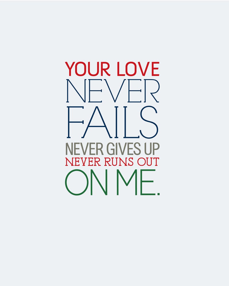 Scripture Verses. — ... Gods Unfailing Love