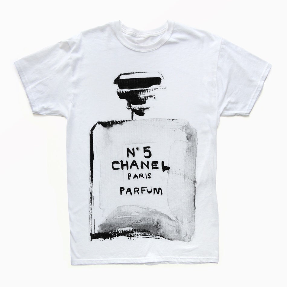 CHANEL No5 Bottle TShirt White / LDNfashion Shop