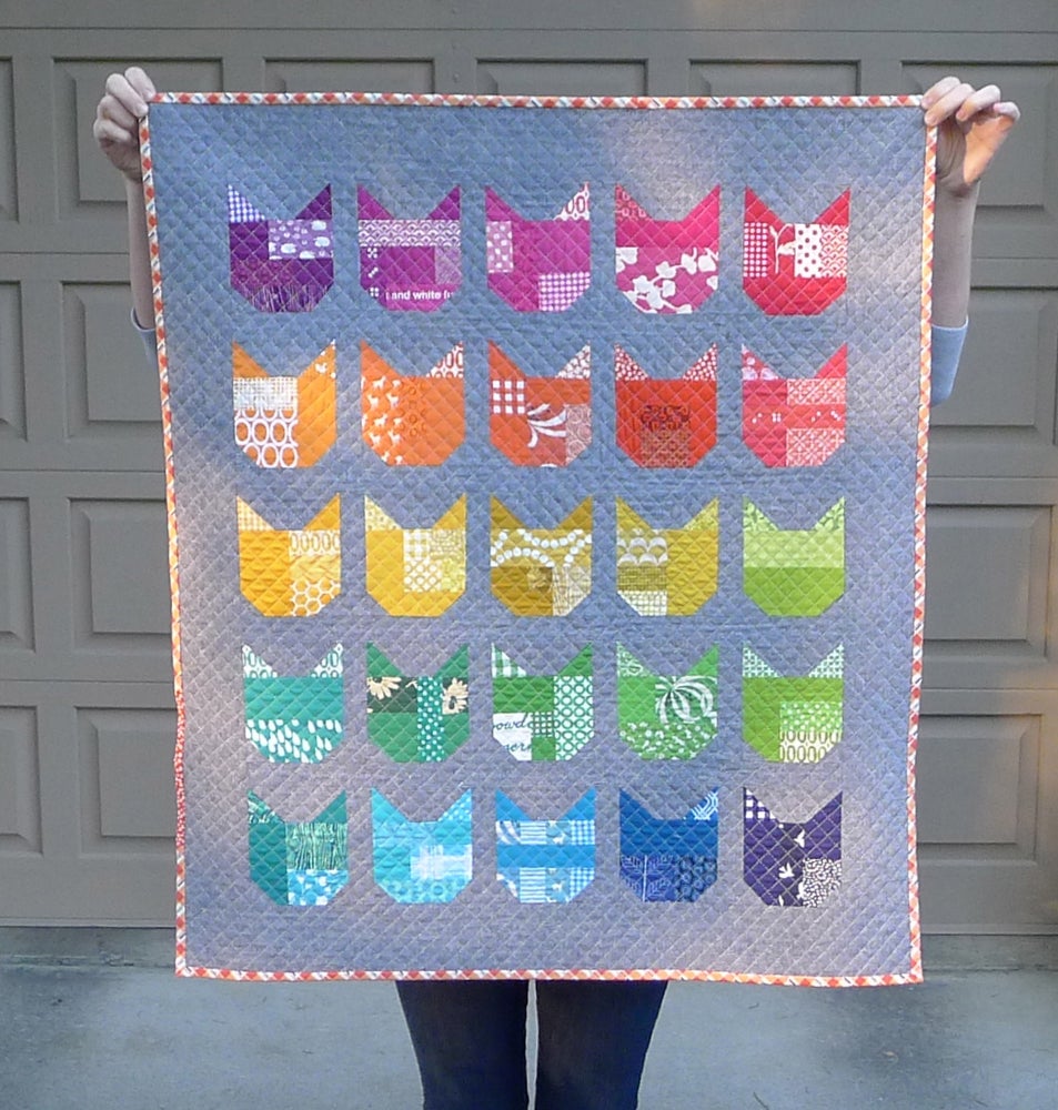 Patterns By Elizabeth Hartman THE CAT Pdf Quilt Pattern