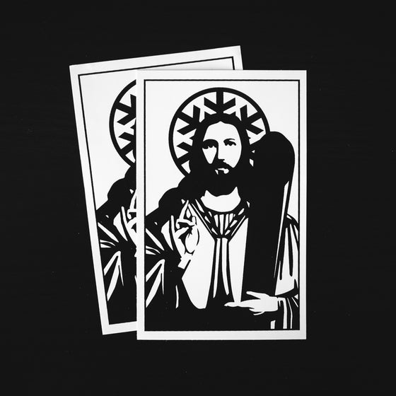 Image of Church of Powder Day Saints Sticker - Pack of 2