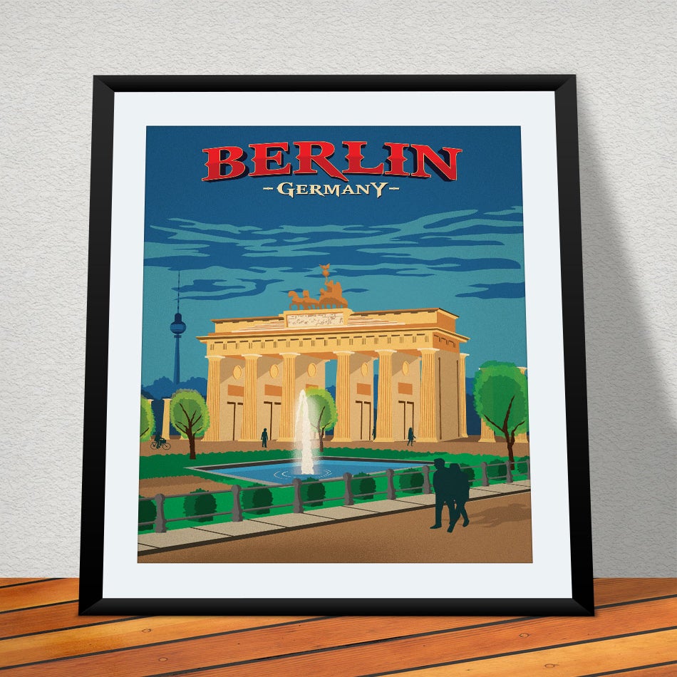 Vintage Berlin Poster / IdeaStorm Media Store