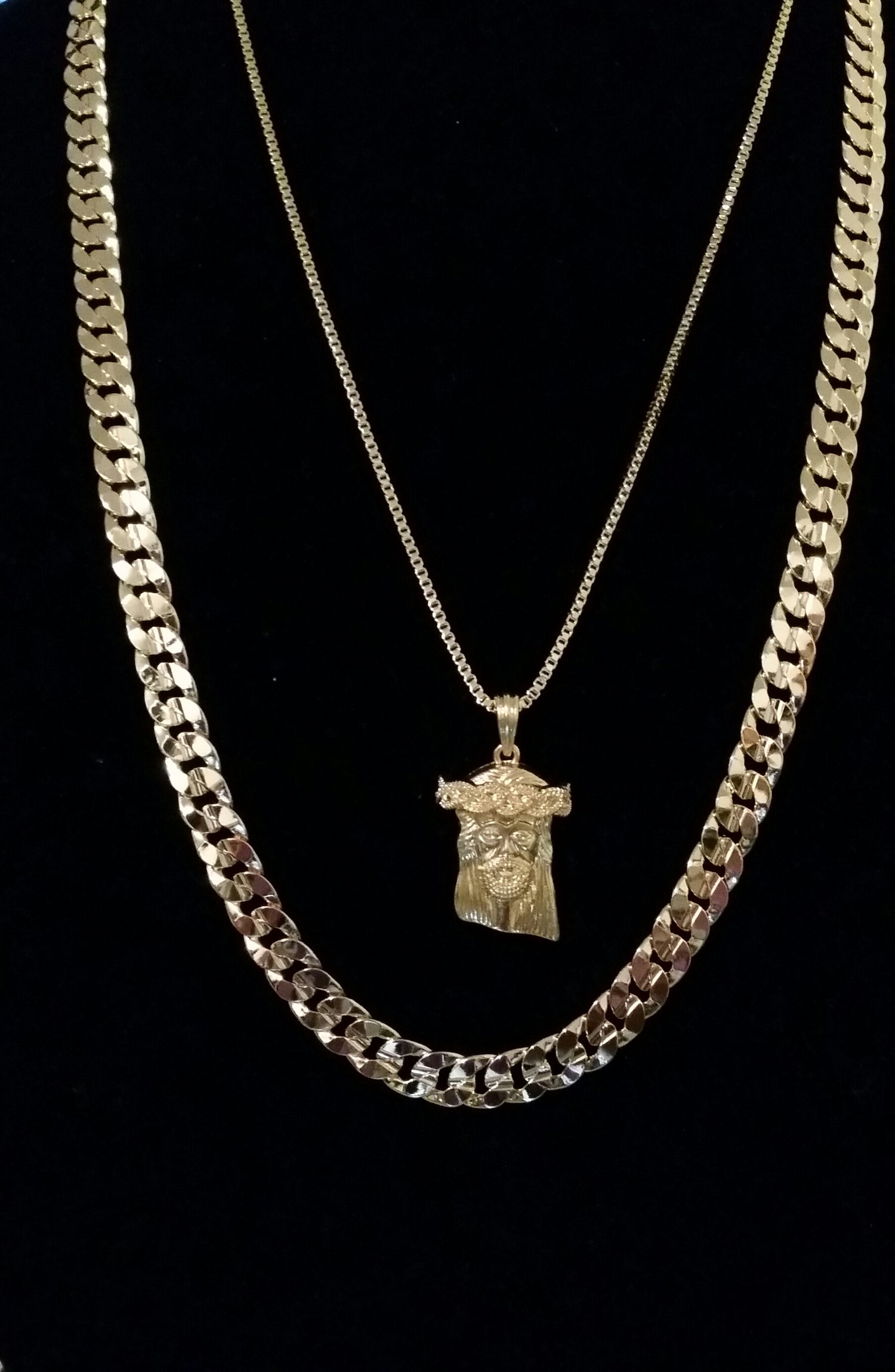 My Billionaire Lifestyle — classic 8mm chain with Jesus piece