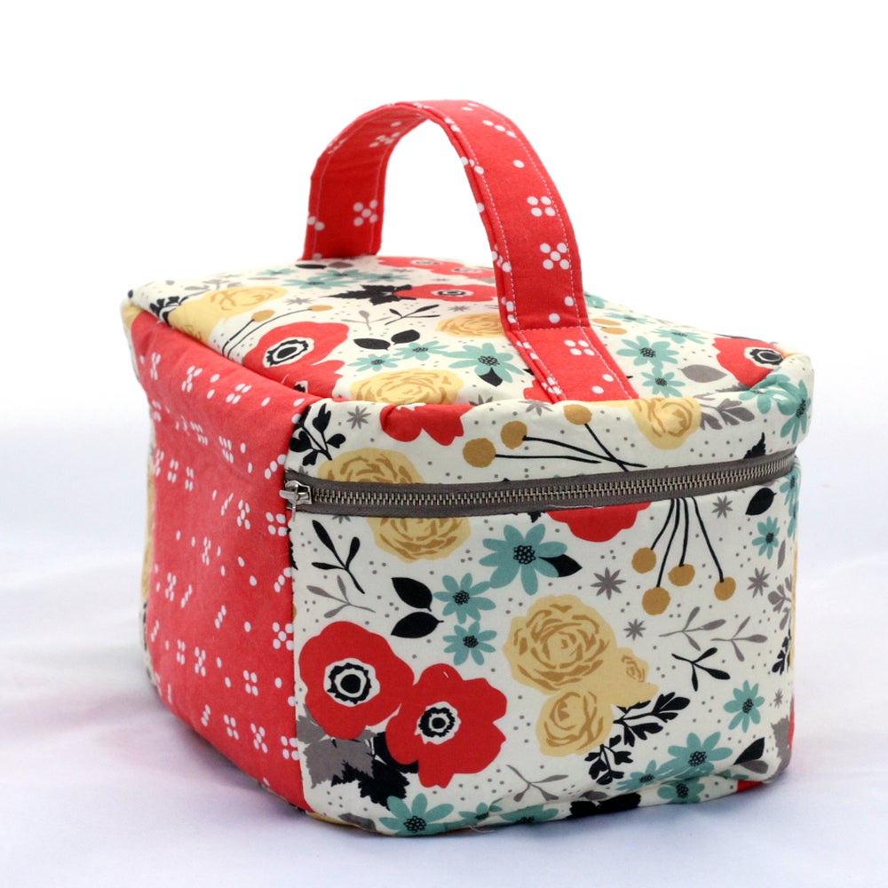 Vintage Inspired Train Case PDF Sewing Pattern / Gingercake