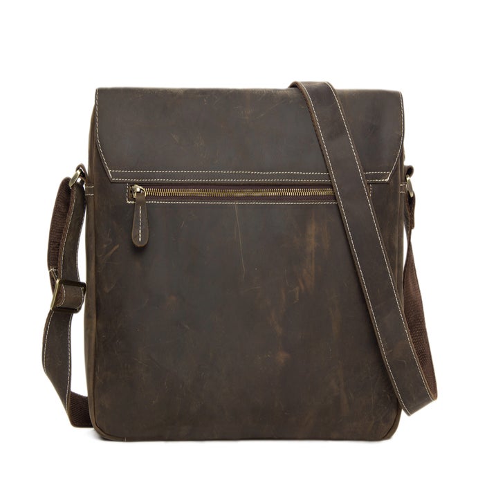 Image of 13'' Handcrafted Vintage Genuine Leather Messenger Bag ...