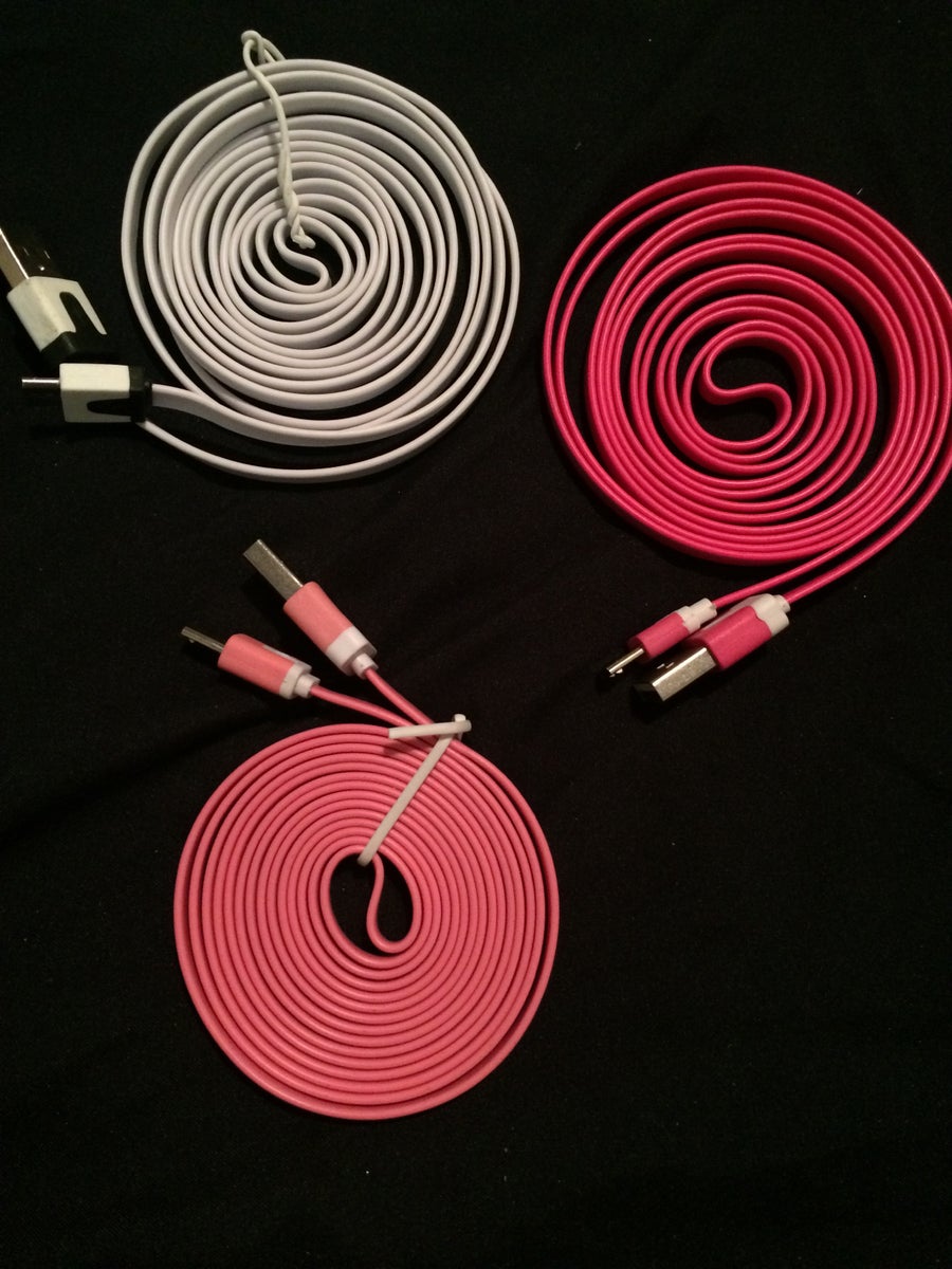 Image of Android charger cords