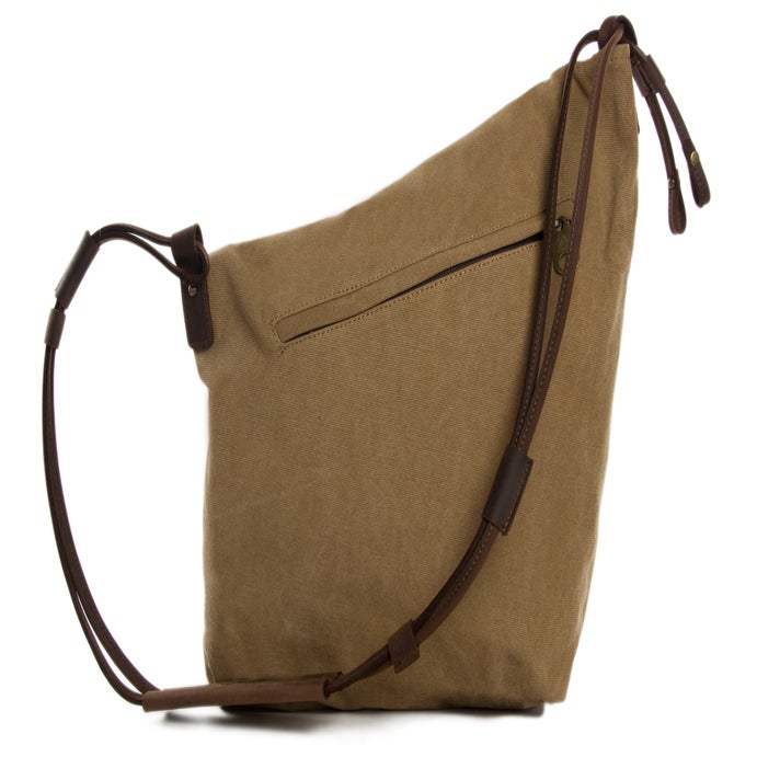 Canvas Leather Messenger Bag, Crossbody Bag Shoulder Bag, Satchel Bag ...
