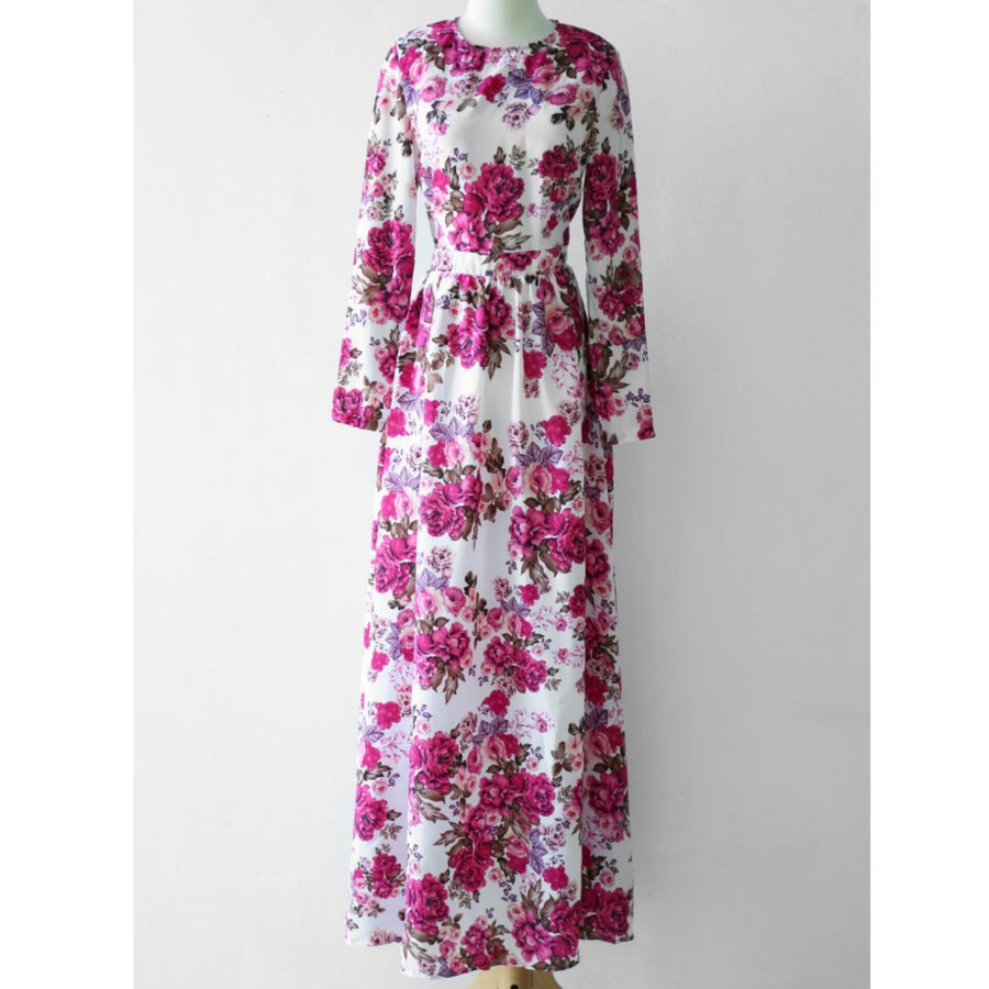 Image of Pink Fleur Maxi Dress