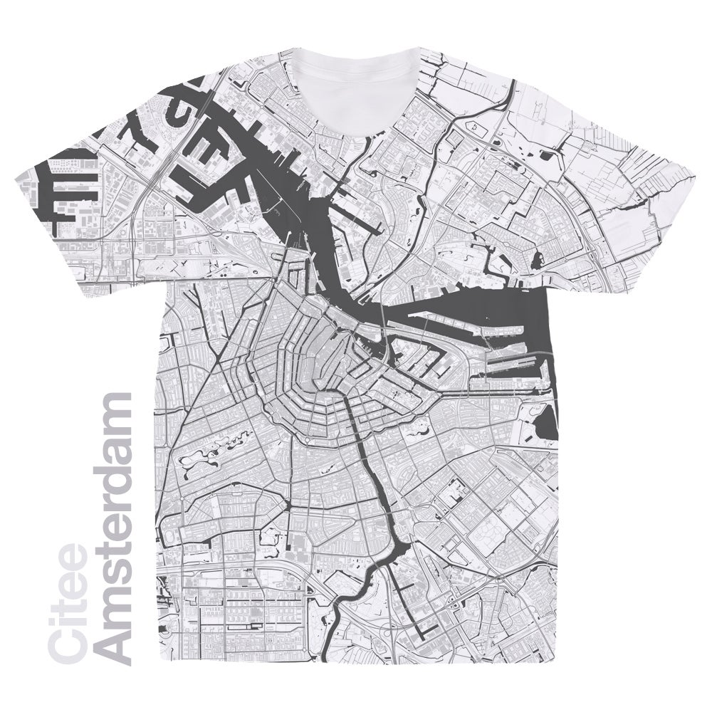 Image of Amsterdam map t-shirt