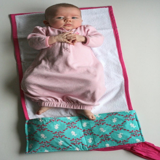 Traveling Changing Pad PDF sewing pattern / Gingercake