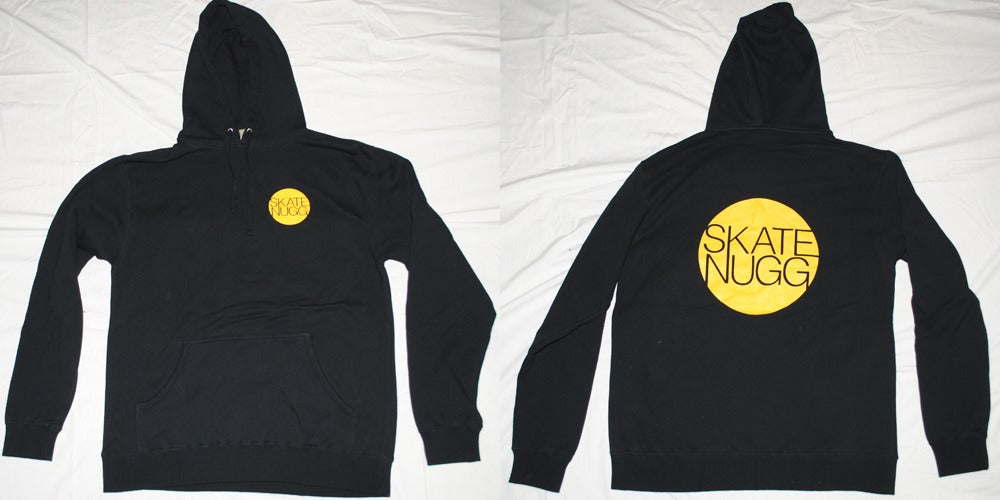 Skate Nugg u2014 Circle Logo Hoodie - Black