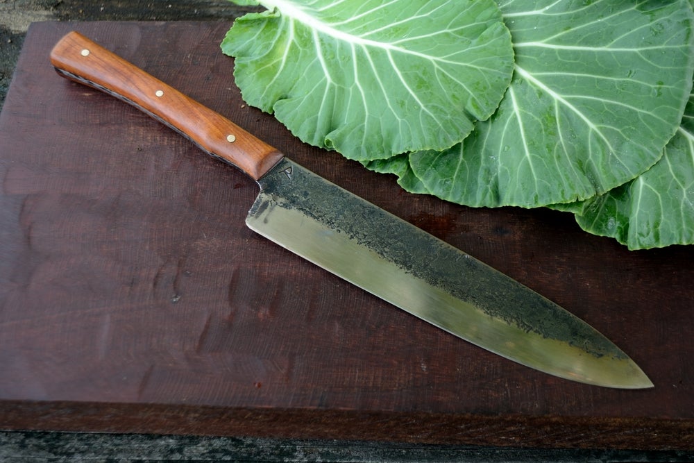 Hand High Carbon Stainless Chef's Knife / Red