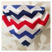 Image of Blue Red Chevron