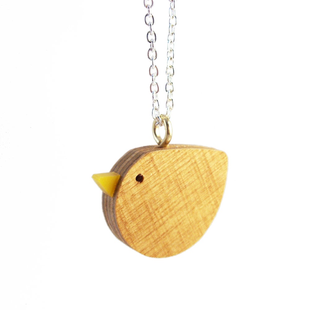 Wooden Bird pendant necklace | i am acrylic